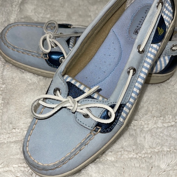 Sperry Topsiders Light Blue Size 8S - Never worn - Picture 1 of 3
